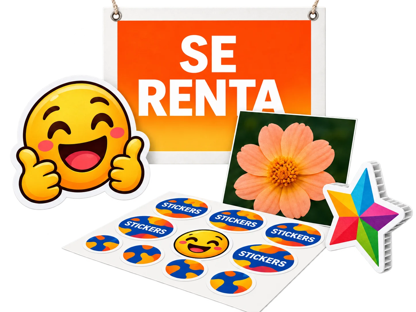 Imprime sin límites: lonas, stickers y más